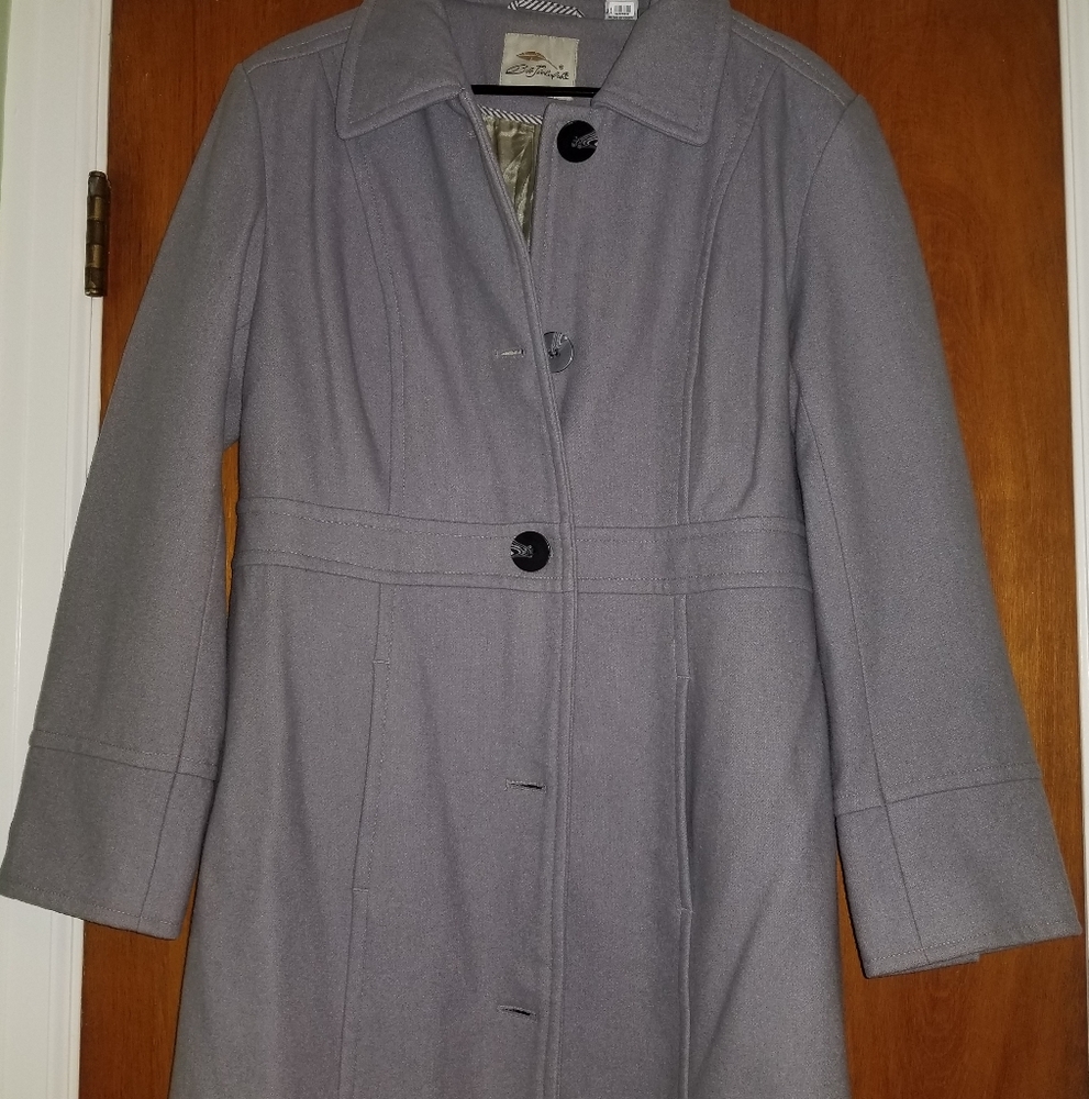 Light grey peacoat